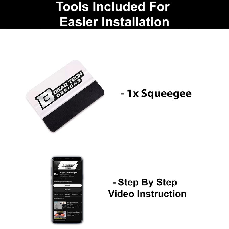 Bogar Tech Designs - Precut Side Fender Vent American Flag Vinyl Decal Compatible with Jeep Wrangler JL 2018-2025 and Gladiator 2020-2025, Matte Black - Image 3